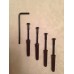  Solid Iron Curtain Pole Set 16mm in Smithy Matt Black.